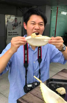 中峯竜晟の顔