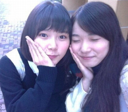朝日奈央と松岡茉優のすっぴん