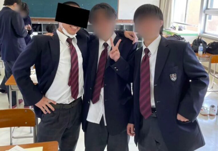 渡邉直杜容疑者の高校の制服画像